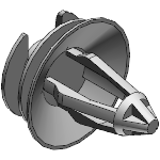 D12.01 Form 1 - Interior trim clip (head not round)