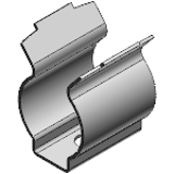 A09.01 Form 1 - Rohrhalter Metall